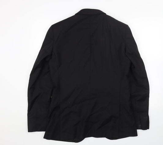 Mens UK Size 40 Paul Costelloe Regular Black Suit Jacket