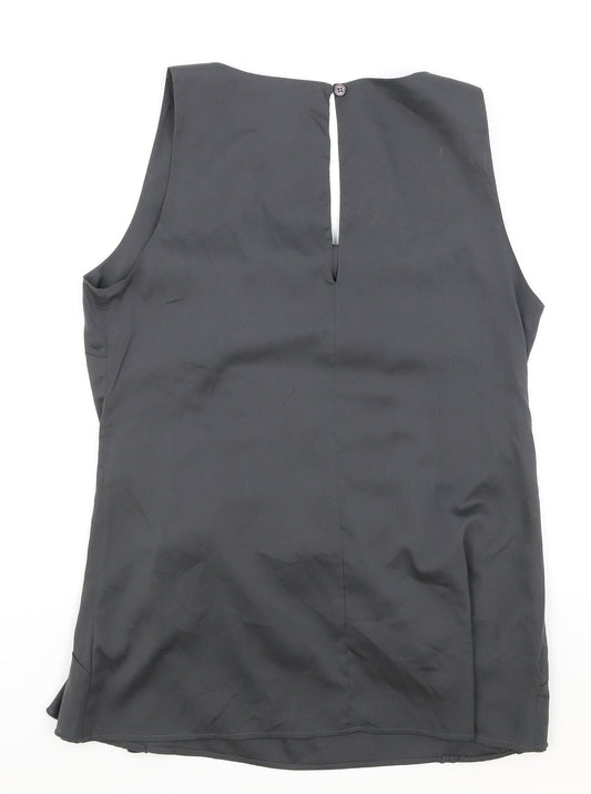 Womens UK Size M Saint Tropez Clothing Grey Basic Tank