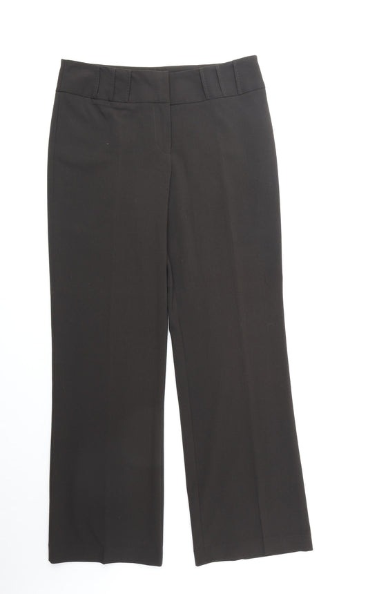 Womens UK Size 12 Epilogue Regular Fit Brown Trousers