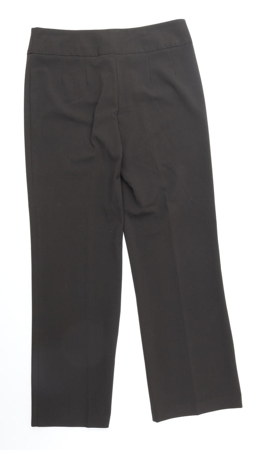 Womens UK Size 12 Epilogue Regular Fit Brown Trousers