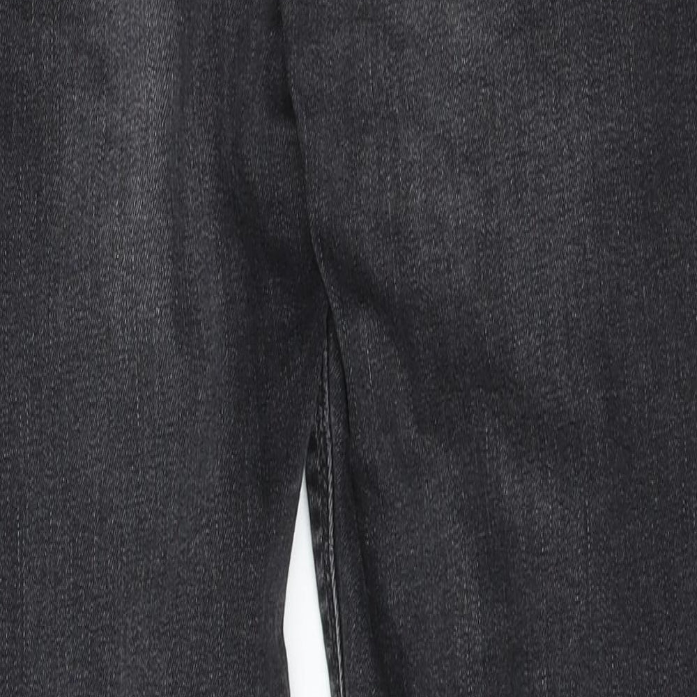 Mens UK Size 23 in River Island Regular Fit Skinny Grey Jeans