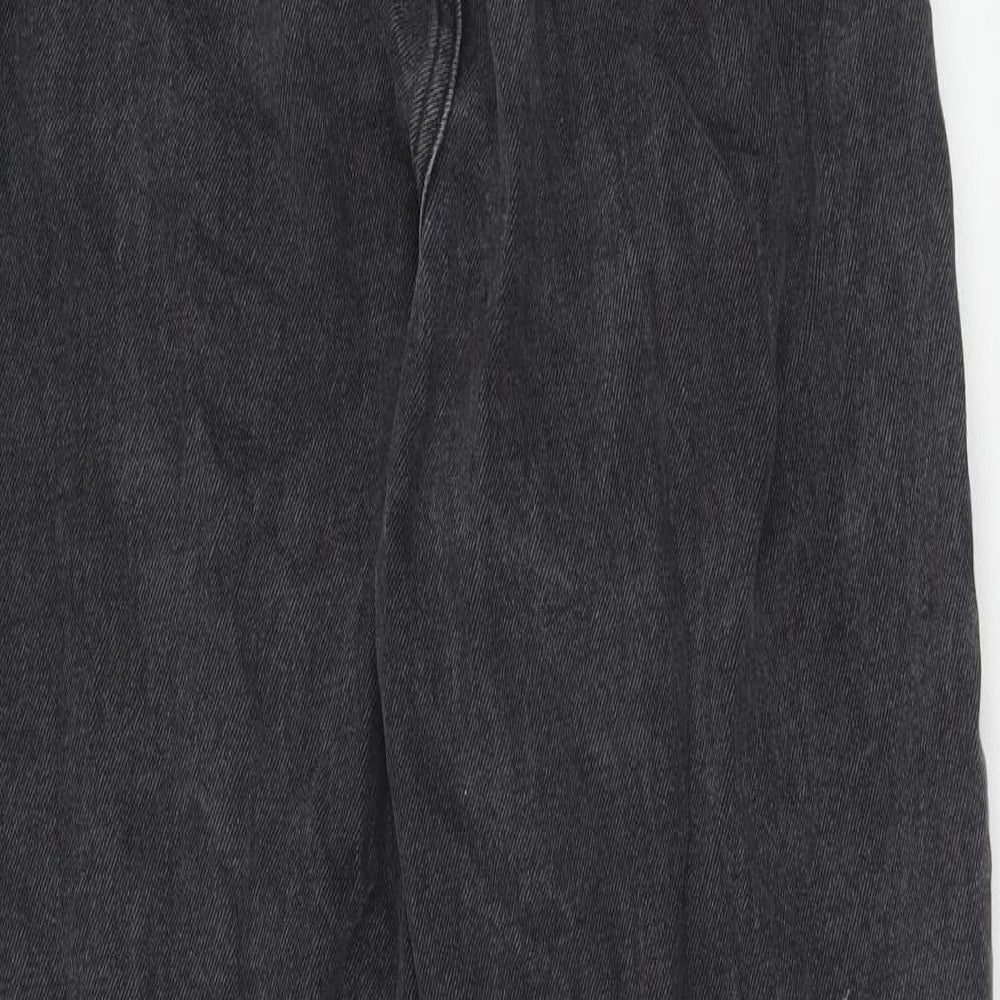 New Look Womens Black Cotton Skinny Jeans Size 10 Regular Zip
