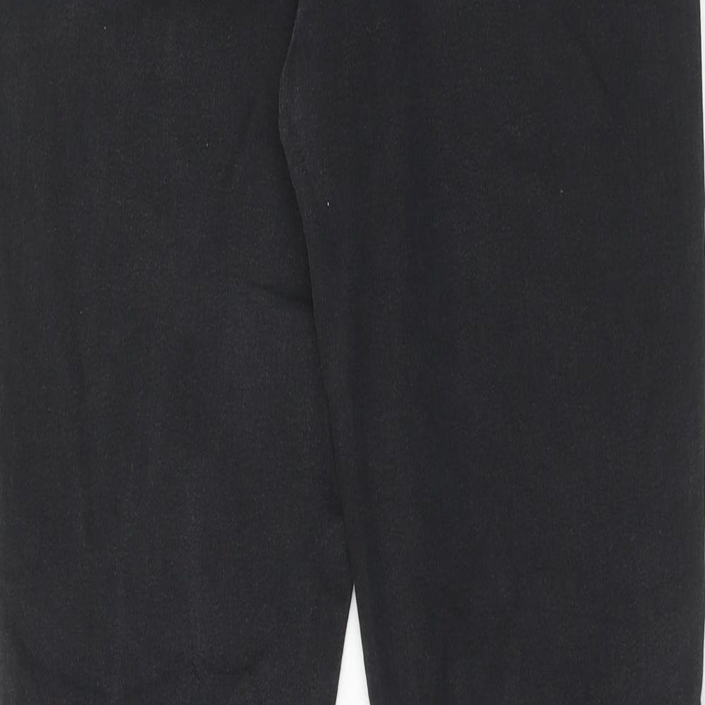 Womens UK Size 28 in H&M Regular Fit Straight Black Jeans