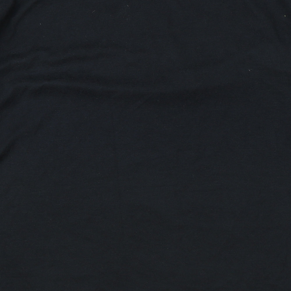 Womens UK Size XL Papaya Black Basic Blouse