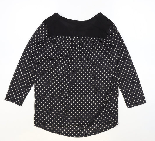 Womens UK Size XS H&M Blue Basic Blouse