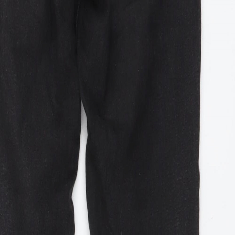 Pull&Bear Womens Black Cotton Skinny Jeans Size S L30 in Regular Button