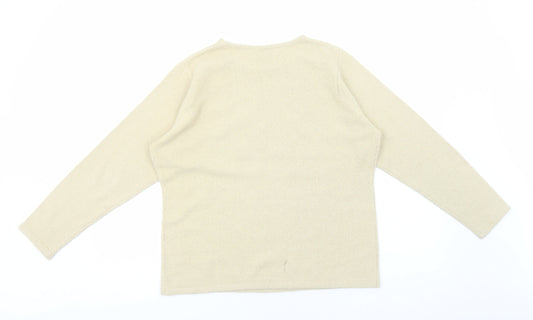 Womens UK Size M EWM Beige Pullover Jumper