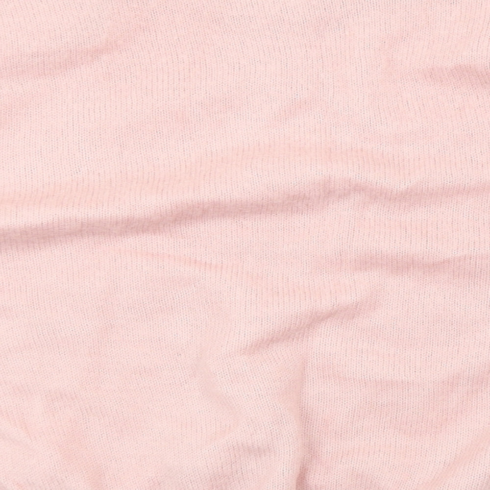 Womens UK Size M essence Pink Pullover Jumper