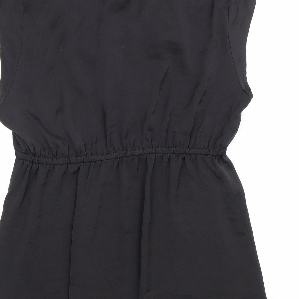 Womens UK Size 14 H&M Black Basic Tank