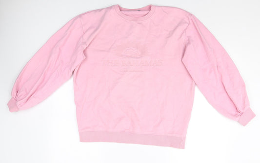 Womens UK Size 12 Threadbare Pink Pullover Jumper