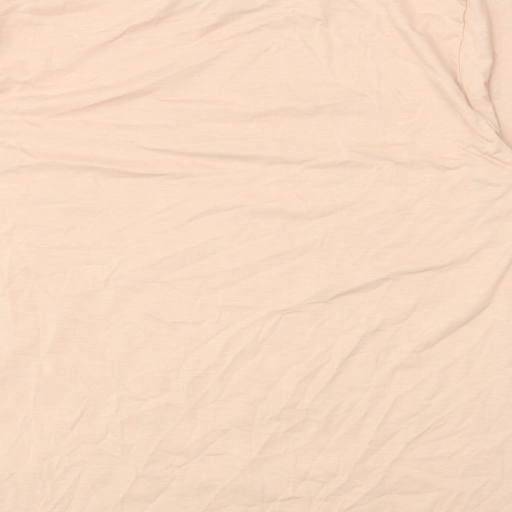 Womens UK Size 14 Marks and Spencer Pink Basic T-Shirt