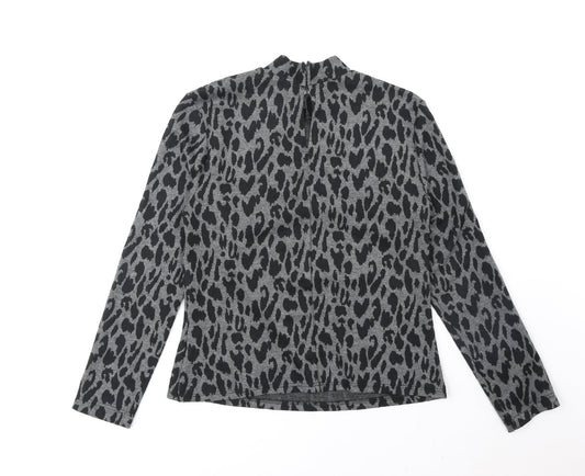 Womens UK Size 10 Warehouse Black Pullover Jumper