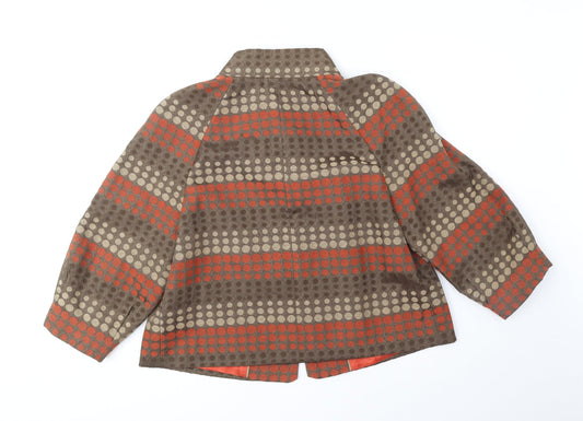 Womens UK Size 12 Marks and Spencer Multicoloured Pea Coat