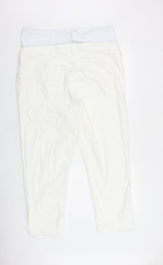 Gap Womens White Cotton Skinny Jeans Size 40 in L27 in Regular