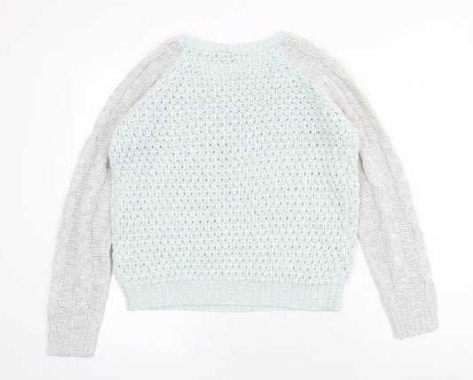 Womens UK Size 14 Dorothy Perkins Green Pullover Jumper