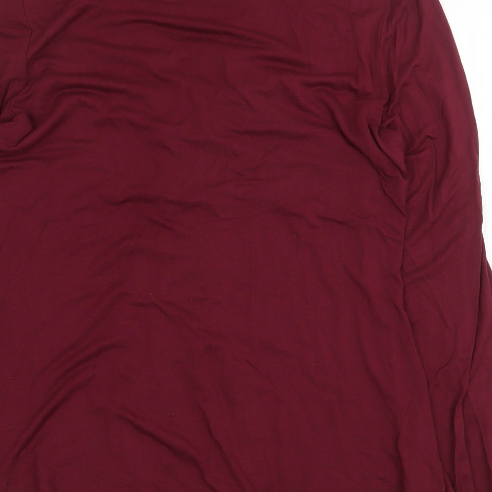 Womens UK Size M Body Flirt Red Basic Blouse