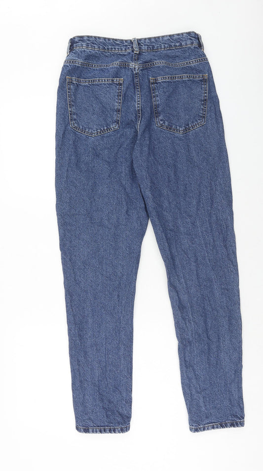 Denim & Co. Womens Blue Cotton Skinny Jeans Size 10 Regular Zip