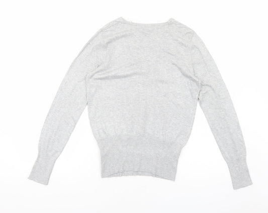 Womens UK Size 14 Dorothy Perkins Grey Pullover Jumper