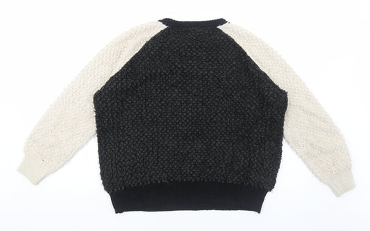 Womens UK Size 12 NEXT Black Pullover Jumper