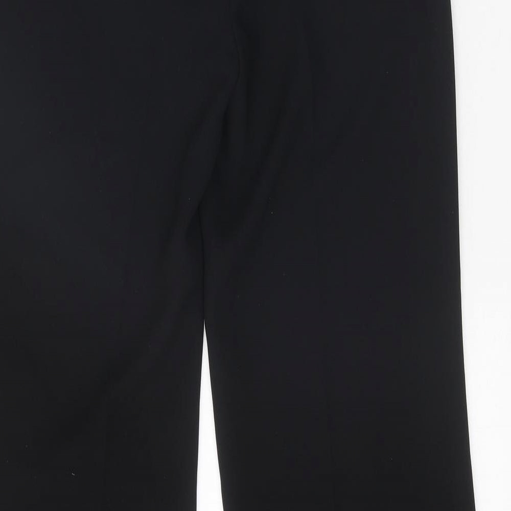 Womens UK Size 10 Principles Regular Fit Black Trousers