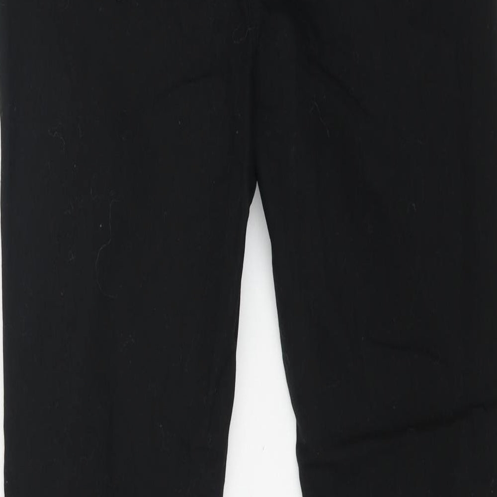 Womens UK Size 12 Denim Regular Fit Skinny Black Jeans