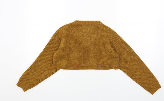 Womens UK Size S New Look Yellow Pullover Jumper