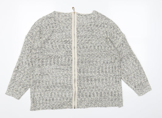 Womens UK Size M Tommy & Kate Beige Pullover Jumper