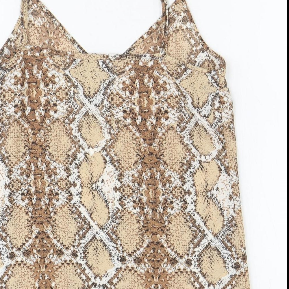 Womens UK Size 6 Marks and Spencer Brown Basic Tank