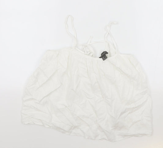 Womens UK Size 6 Primark White Camisole Tank