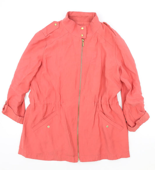 Womens UK Size S Zara Pink Jacket