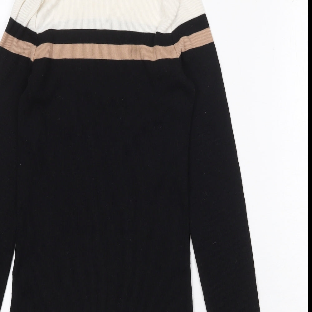 Womens UK Size 12 New Look Black Pullover Jumper