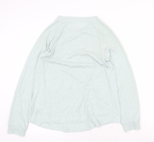 Primark Womens Green Round Neck Polyester Pullover Jumper Size XS