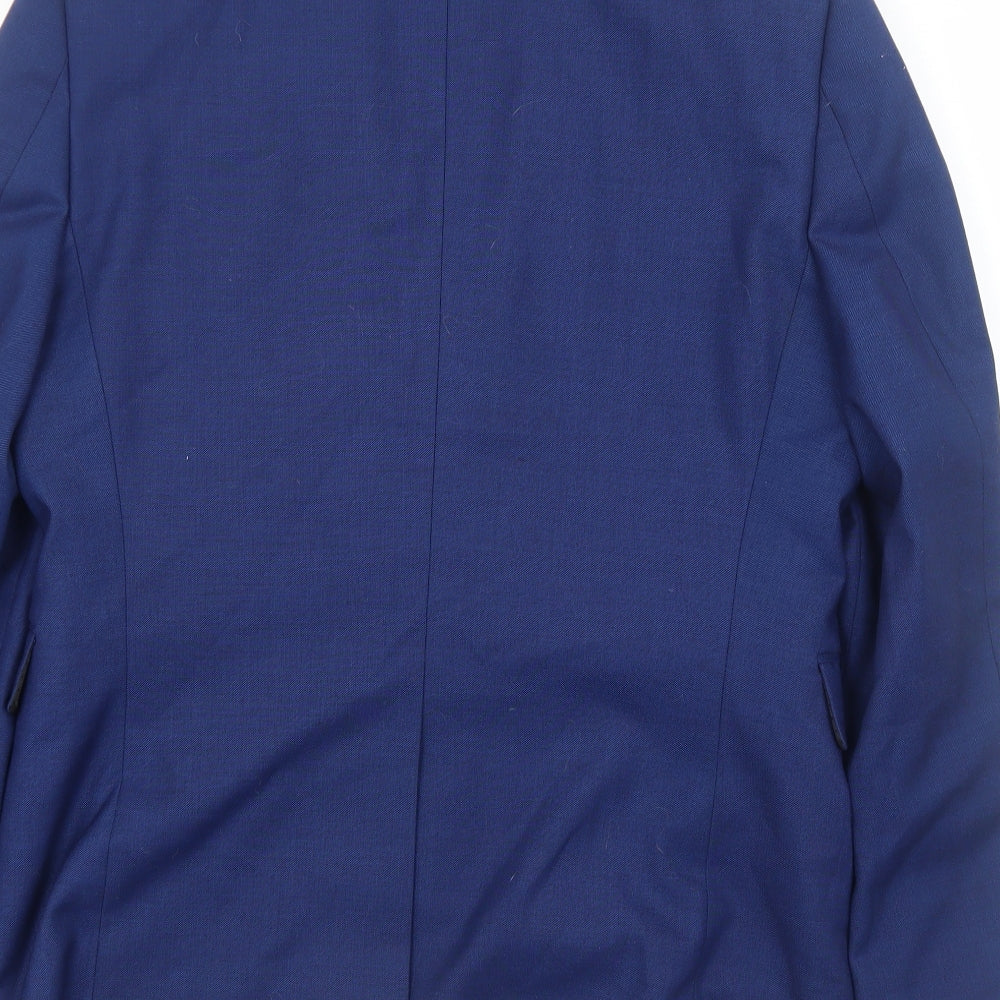 Mens UK Size S Burton Regular Blue Suit Jacket