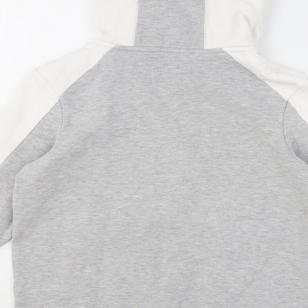 Brookhaven Womens Grey Polyester Full Zip Hoodie Size 10 Zip - Brooklyn