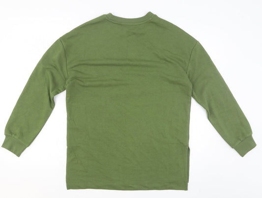 Womens UK Size 8 Marks and Spencer Green Pullover Sweatshirt