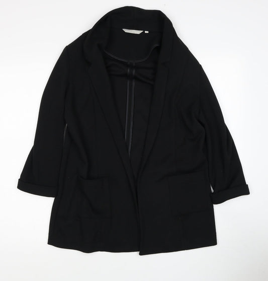 Womens UK Size 12 Red Herring Black Jacket