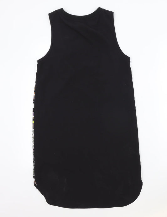 Womens UK Size 8 Topshop Black Basic Tank