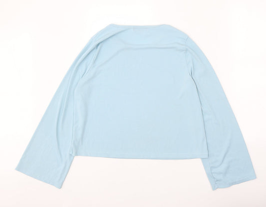 Womens UK Size 14 In the Style Blue Basic Blouse