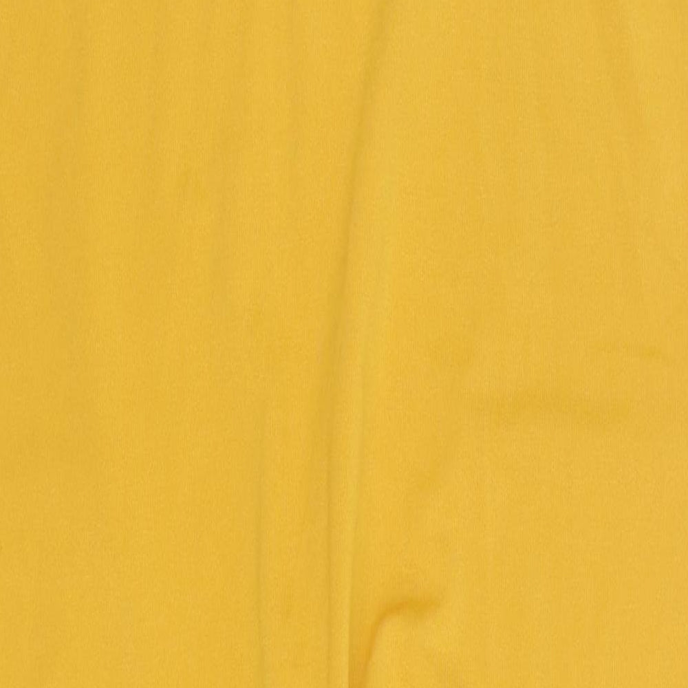 Womens UK Size S Preworn One-Piece Yellow Jumpsuit