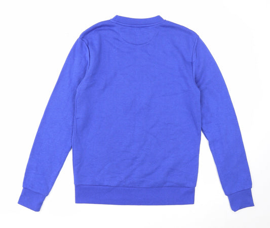 Primark Mens Blue Cotton Pullover Sweatshirt Size XS