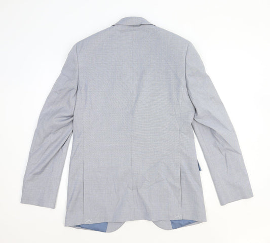 Marks and Spencer Womens Grey Polyester Jacket Blazer Size M