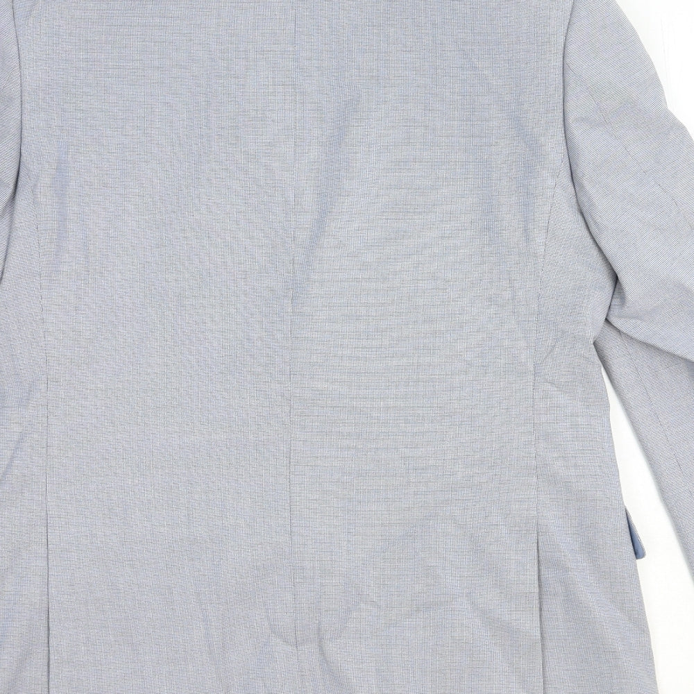 Marks and Spencer Womens Grey Polyester Jacket Blazer Size M