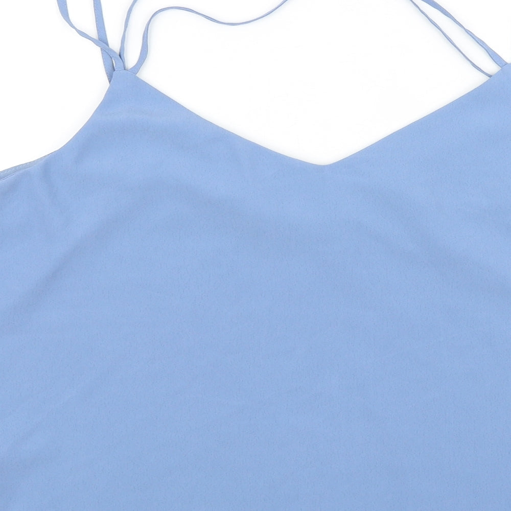 Womens UK Size 18 New Look Blue Basic Tank