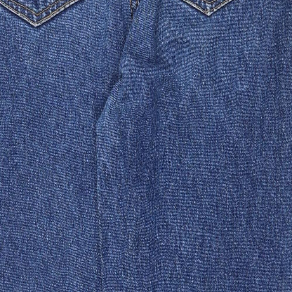 VIP By Hareno Mens Blue Cotton Straight Jeans Size 34 in Regular Zip