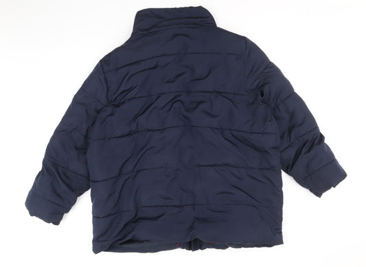 Womens UK Size 18 Love Coats Blue Quilted Coat