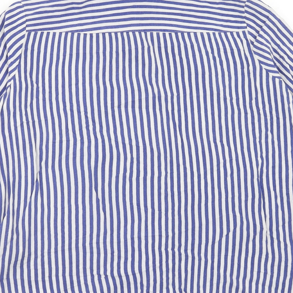 Womens UK Size 6 H&M Blue Basic Blouse