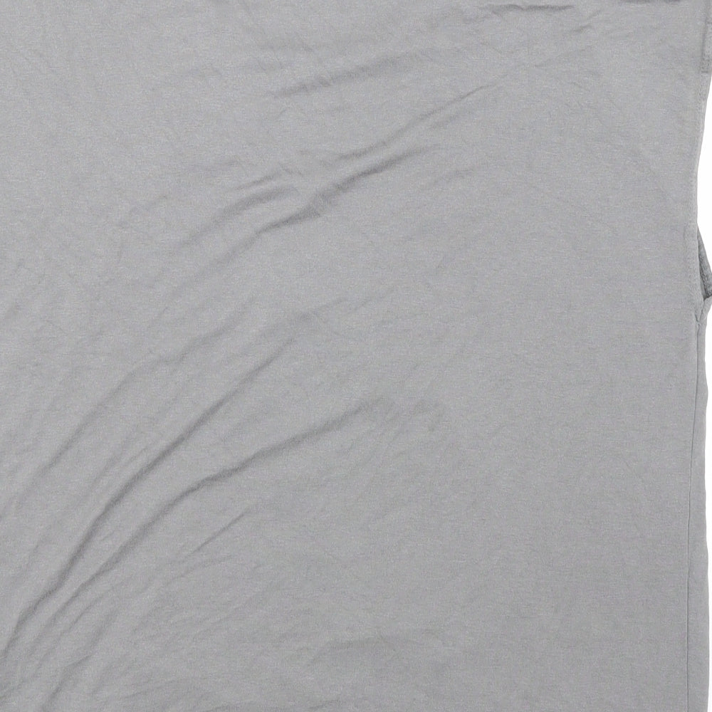 Womens UK Size M Max Studio Grey Basic T-Shirt