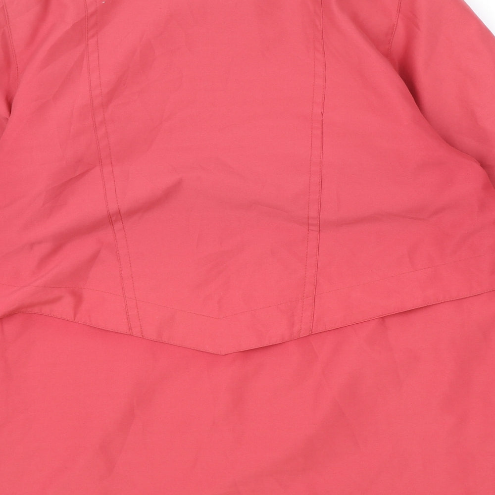 Womens UK Size M Telemac Pink Overcoat