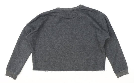 Womens UK Size 2XS Marks and Spencer Grey Basic T-Shirt