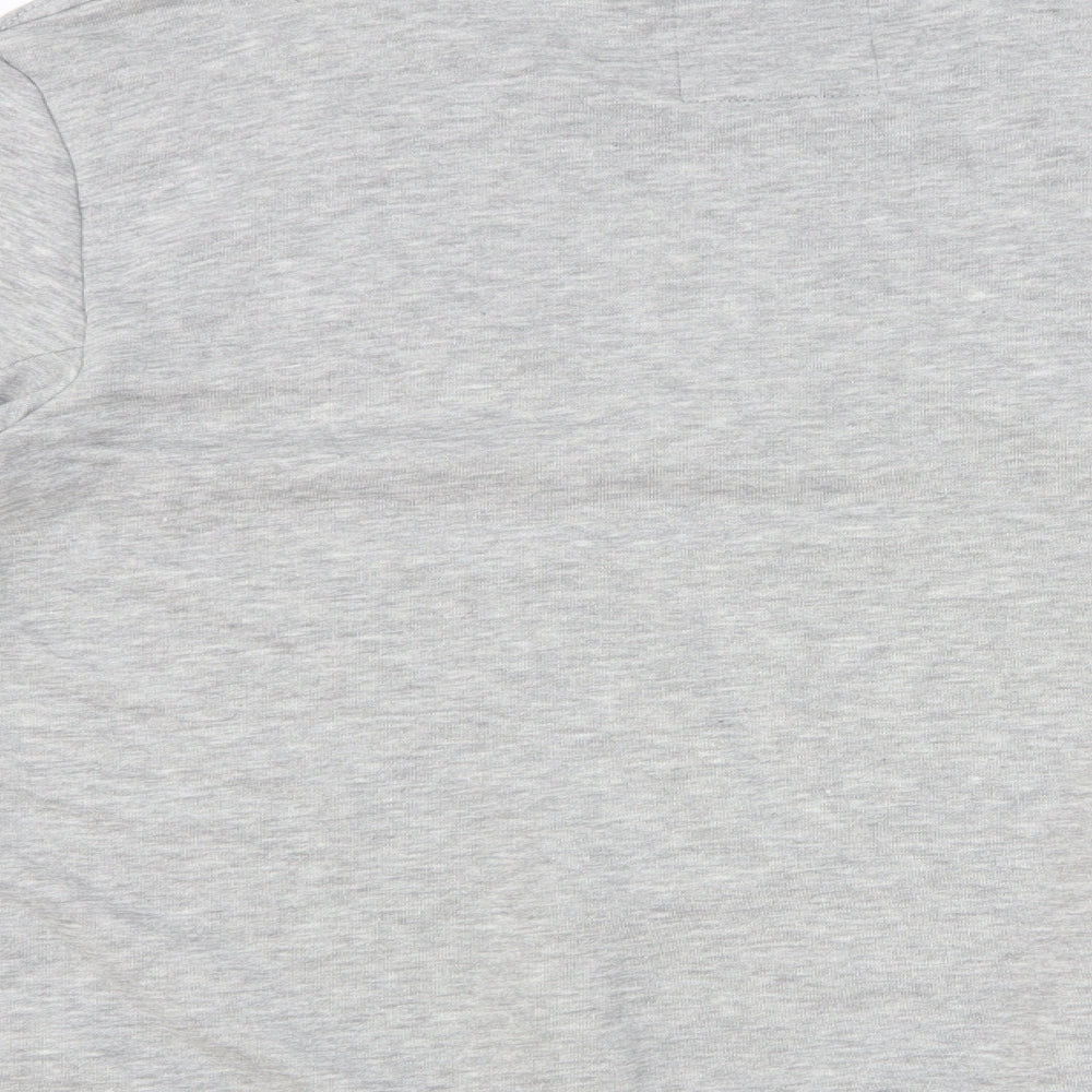 Mens UK Size M Intense Grey Pullover Sweatshirt